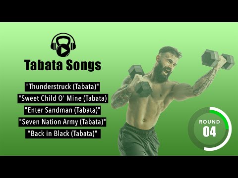 20 Minutes of Tabata Songs & Timer | Music Genre: Rock