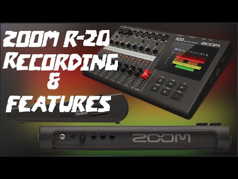 New ZOOM R20 Digital Multitrack Digital Recorder, Interface, Mixer: Recording & Features