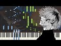 2021 Unravel Tokyo Ghoul OP Animenz 11th Anniversary Livestream Piano Tutorial Sheet Music