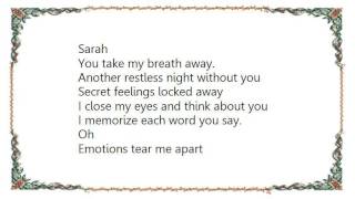 Chris Norman - Sarah You Take My Breath Away Lyrics