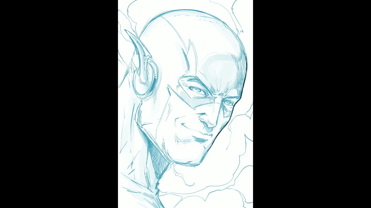 Speed Drawing of the Flash
