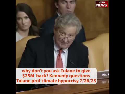 Kennedy: "Why Don't You Ask Tulane To Give The $25 Million Back?" — Murphy Oil Donation