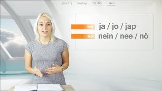 German for Beginners 1 : Saying Hello YES/NO/DOCH