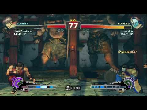 SSF4: Kiryu Tsukimiya (Guy) vs. araidon (Vega)