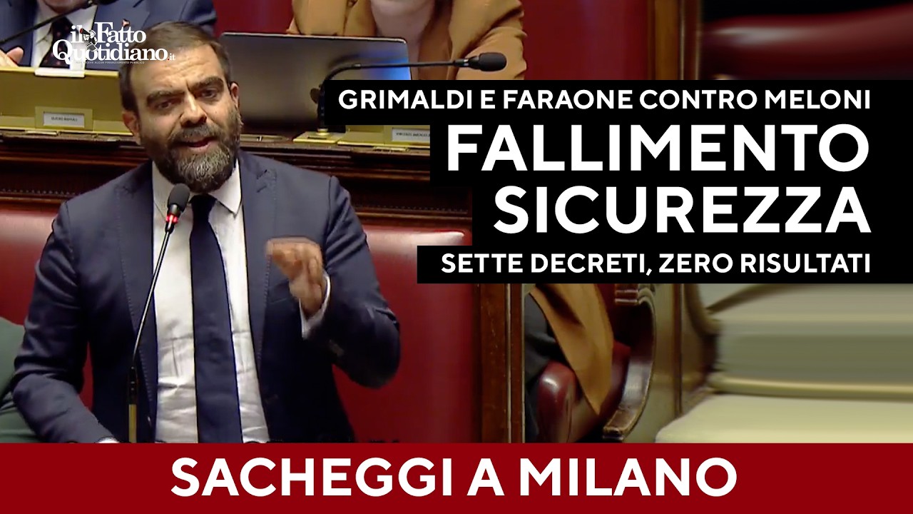 "Voi fomentate l'odio, altro che sicurezza": Faraone e Grimaldi contro la destra