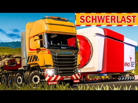Spezialtransport: Mit schwerer Fracht und Begleitfahrzeug! | ETS 2 Special Transport DLC deutsch #10