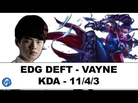 EDG Deft - Vayne vs Sivir - Kr SoloQ