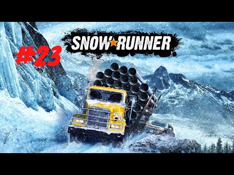 SnowRunner Gameplay Walkthrough # Part 23 Smonatggio della trivella