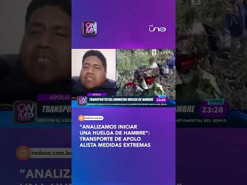 Transporte de Apolo alista medidas extremas por falta de respuestas