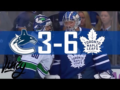 Canucks vs Maple Leafs | Highlights | Nov. 5, 2016 [HD]