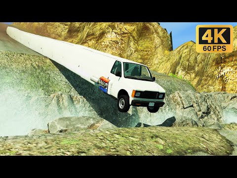 Beamng.Drive - High speed freaky jumps #84