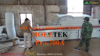 MÁY DÁN CẠNH 8 CHỨC NĂNG HOLZTEK PRO-700A. Bàn giao tại Hải Phòng.