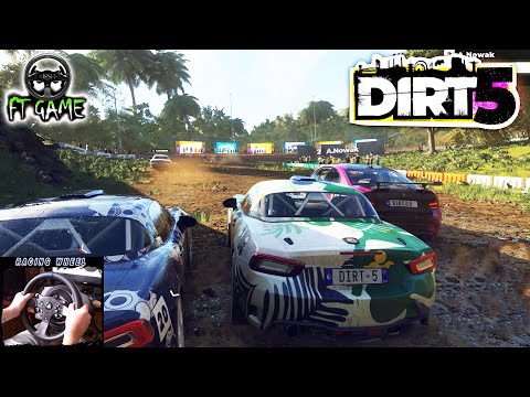 DIRT 5 Fiat Abarth 124 Rally | Career Gameplay P28 | Thrustmaster, 4K 60fps