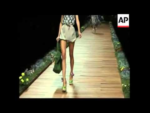 D&G showed their Summer 2011 Womens collection in Milan