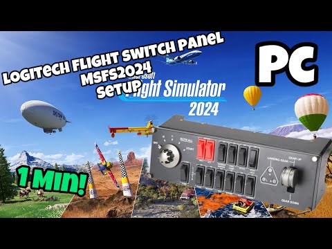 How to set up Logitech switch panel for FS2024￼