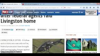 DHS RAID IN LIVINGSTON, ILLINOIS 7/11/14 WAS FOR "CHILD PORN"
