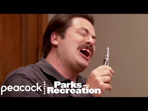 Ron Pulls His Tooth Out | Parks and Recreation