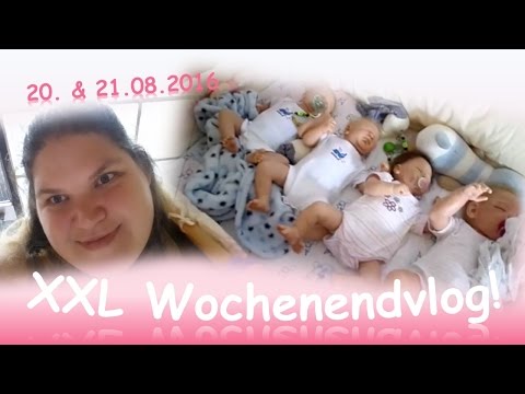 XXL Vlog || 20. & 21.08.2016 || Gartenarbeit || Freunde Besuchen! || Little Reborn Nursery