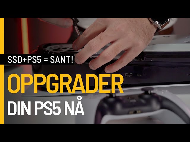 YouTube Video - Så lett oppgraderer du din PS5
