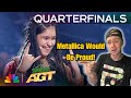 Maya Neelakantan Master Of Puppets Reaction LIVE ON AGT 2024 QUARTERFINALS