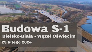 Budowa S-1 #13 Bielsko-Biała - Węzeł Oświęcim 4K