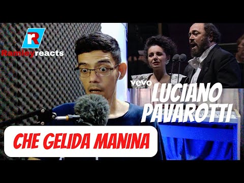 Luciano Pavarotti, Royal Philharmonic Orchestra, Maurizio Benini - "Che gelida manina" | REACTION
