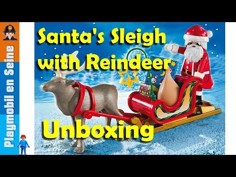 PLAYMOBIL - Unboxing - Santa's Sleigh with Reindeer - 5590 - Christmas