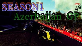 PS4 F1 2018 第4戦 アゼルバイジャンGP 決勝