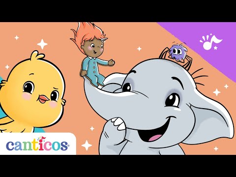 Pollitos Dicen Pio Pio, Un Elefante Se Balanceaba | Canciones Infantiles | Aprende Ingles| Canticos