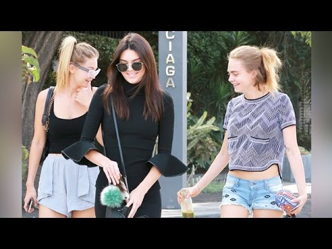 Kendall Jenner, Gigi Hadid And Cara Delevingne Hanging Out