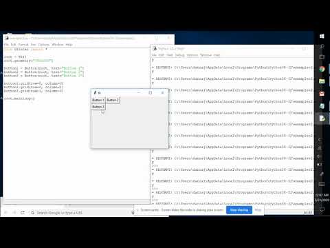 The Grid Method Python Gui Apps With Tkinter