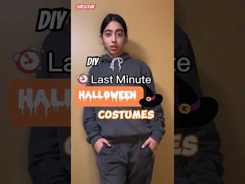 DIY Easy Last minute #halloween costumes #diy #costumes #youtubeshorts #shorts