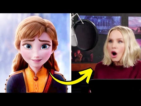 the voices of disney frozen 2 characters #shorts
