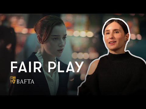 Thumbnail of the video: Fair Play's director on why Bridgerton's Phoebe Dynevor was perfect for this erotic thriller | BAFTA