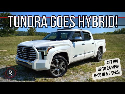 The 2023 Toyota Tundra Hybrid Is A Powerful & [Slightly] Efficient Big Luxury Truck