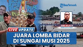 Lomba Bidar Sungai Musi 2025: Tim Dishub Palembang Sabet Juara Pertama