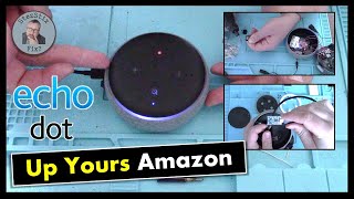 Turn a BLACKLISTED broken Amazon Echo Dot into a portable Bluetooth Speaker!  QUICK VERSION (HOW TO)