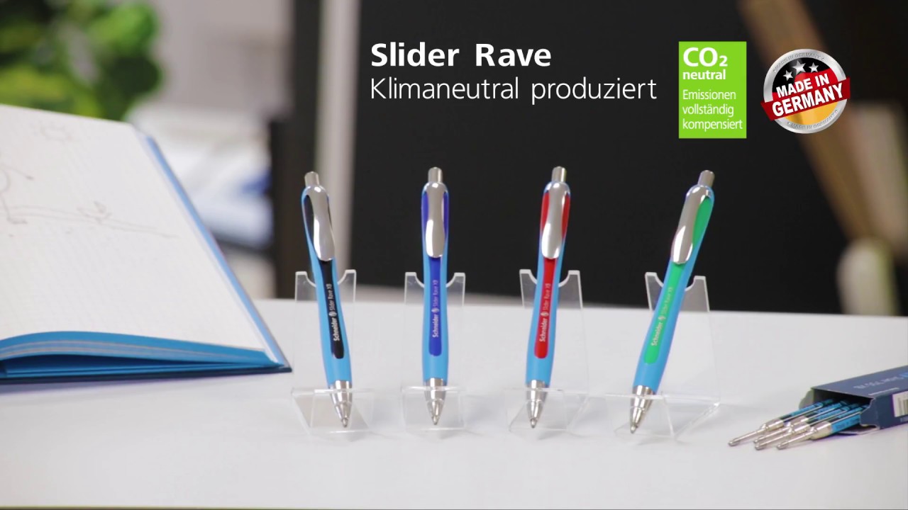 Schneider Kugelschreiber Slider Rave XB 0.7 mm, Grün