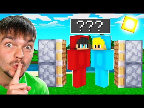 OLEK + LEON = ??? w Minecraft! 🔵🔴