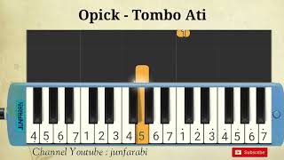 Download lagu Opick | Tombo Ati | not pianika tutorial mp3