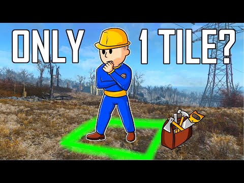 Can I Build a Fallout 4 Settlement using Only One Tile? 