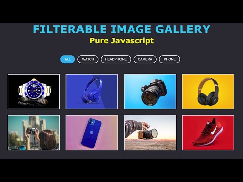 Responsive Filterable Image Gallery Using Html Css Javascript Filterable Image Gallery