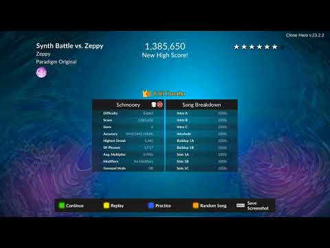 SYNTH BATTLE VS. ZEPPY SECOND EVER FC!!!