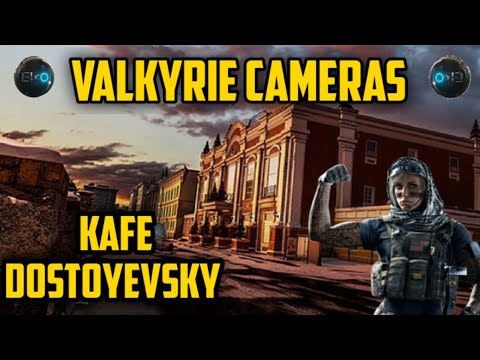 10 Best Valkyrie Cameras ON Kafe Dostoyevsky | RAINBOW SIX SIEGE |