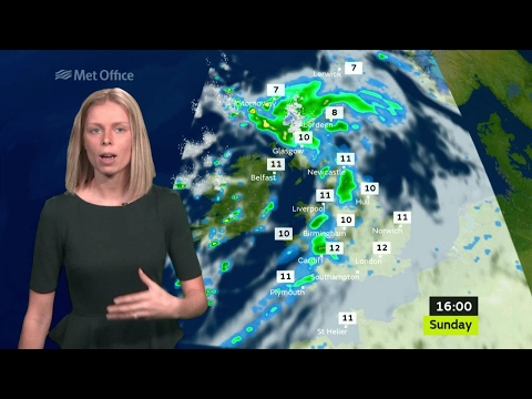 Sunday afternoon forecast 26/02/17