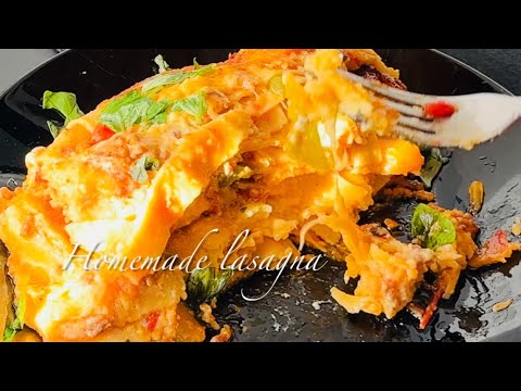 Homemade Lasagna from Scratch-how to make lasagna #lasagna #pasta #food #cooking