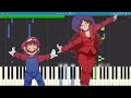 Jump Up Super Star Remix Super Mario Odyssey The Living Tombstone Piano Tutorial Cover