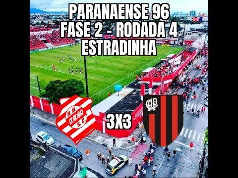 Paranaense 96 - 2ª Fase - 4ª Rodada - Rio Branco 3x3 Atlético