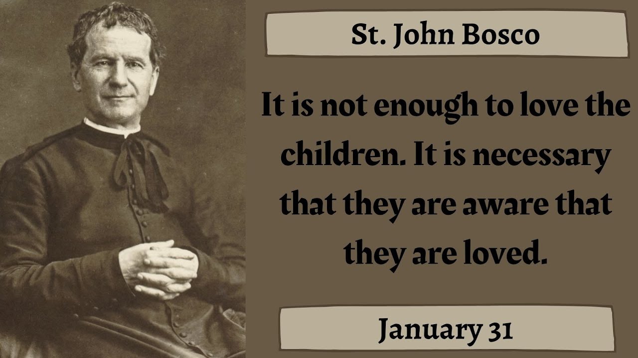 St. John Bosco, Founder of Salesians, Daily Saint, January 31