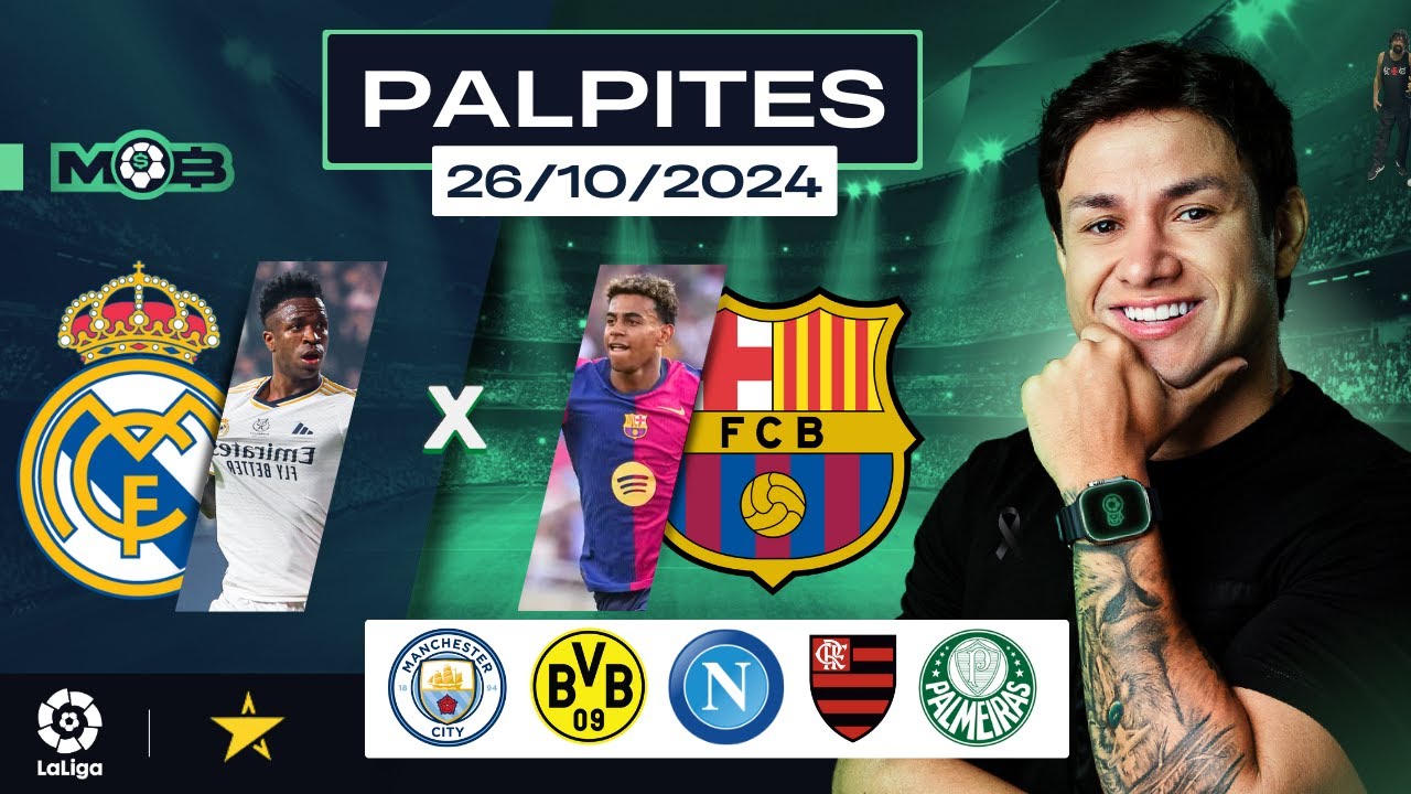 PALPITES DE FUTEBOL PARA O DIA 26 10 2024 + BILHETE PRONTO (SABADOU NO MUNDO BET)